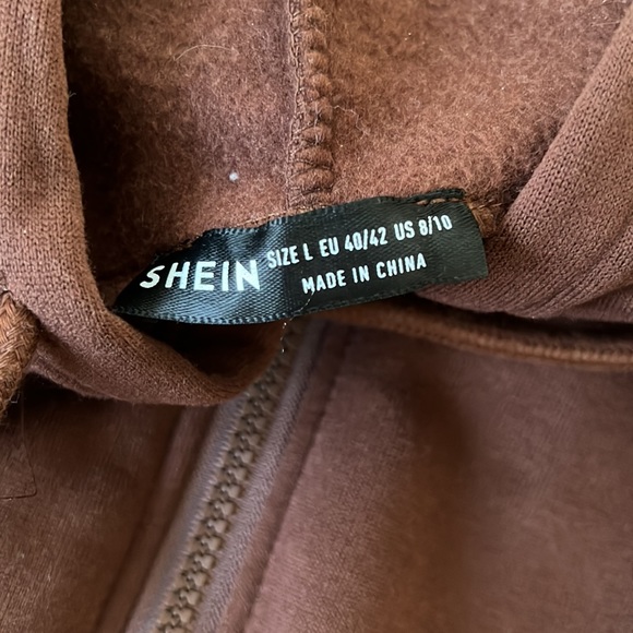 NWOT Full Zip Sweatshirt. Sz L - Picture 3 of 4